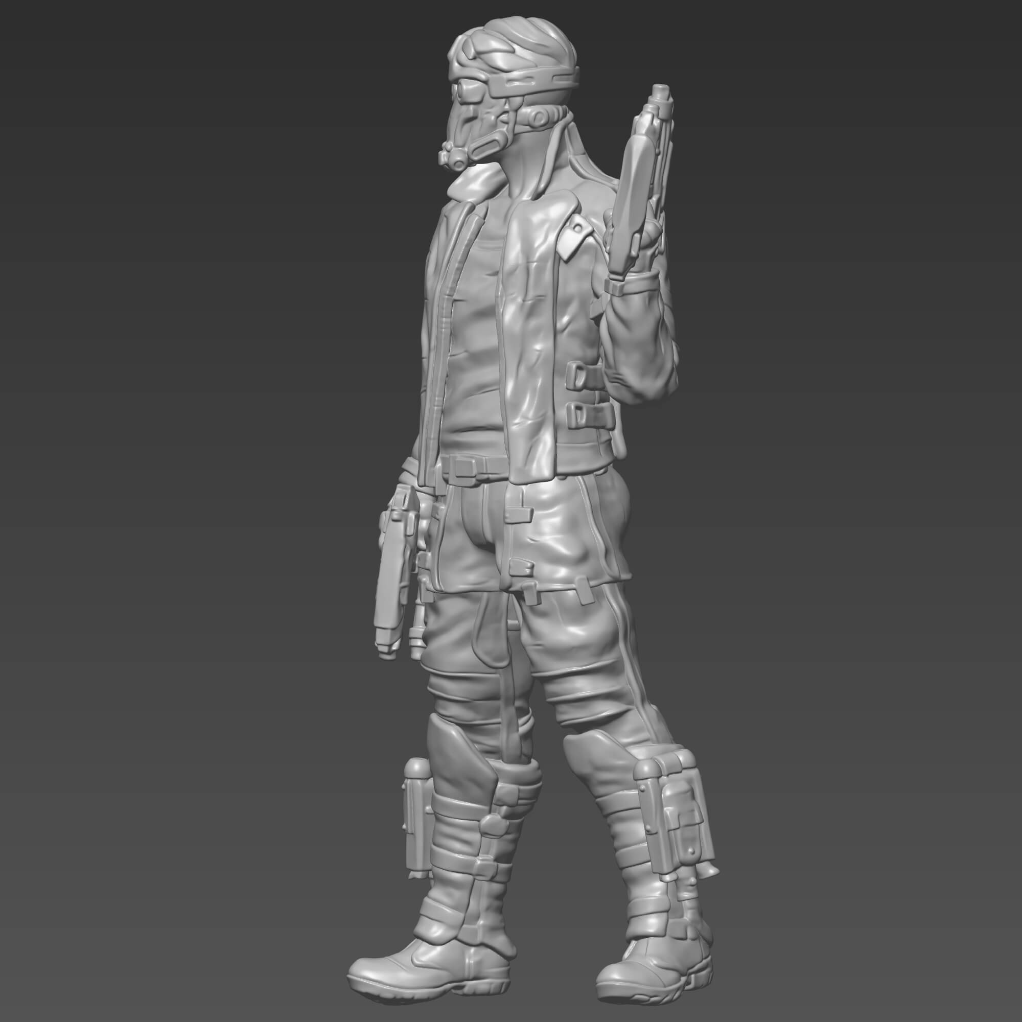 Star-Lord 3D STL File High Detail Galactic Hero 3D Model