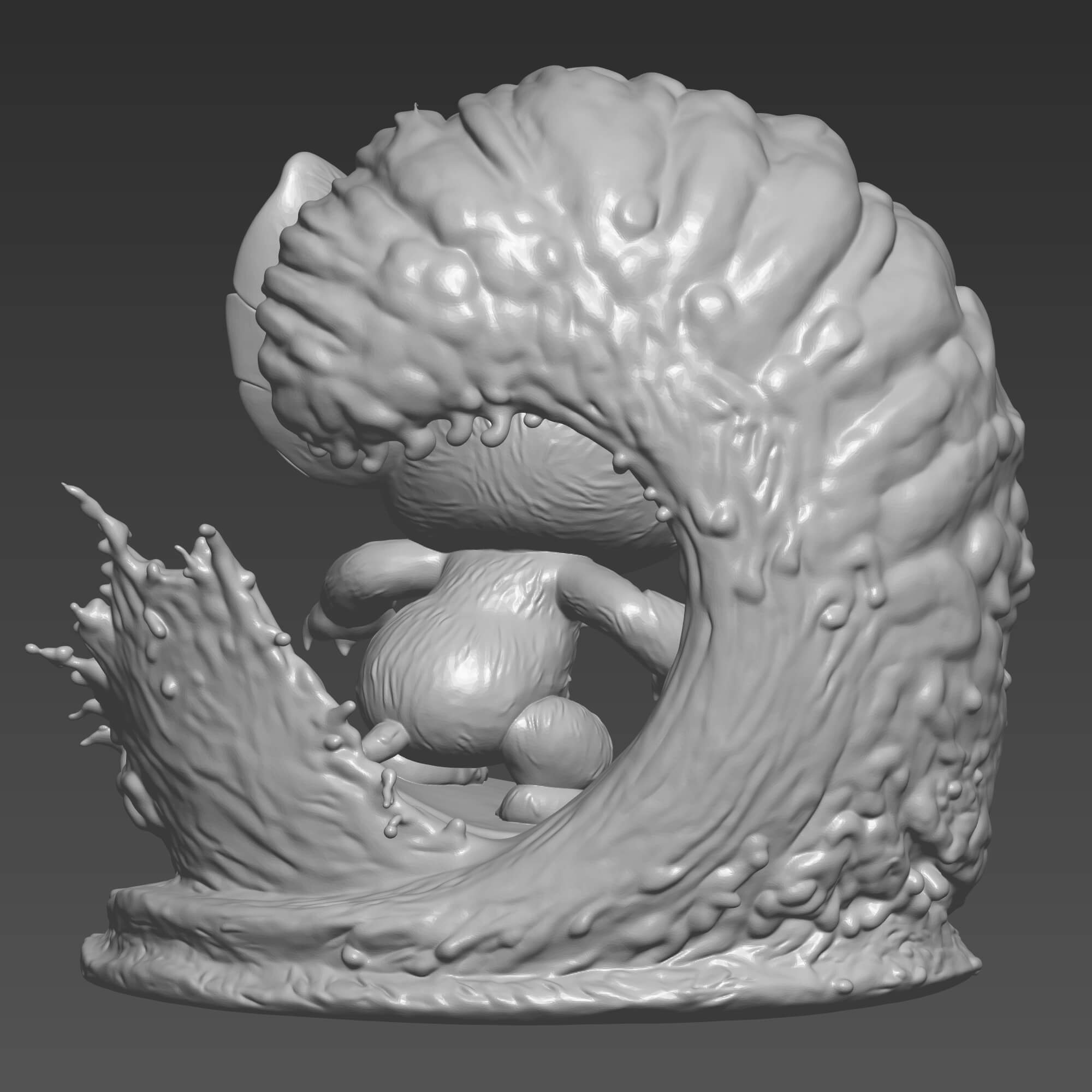Stitch STL File for 3D Printing Surfing Stitch 3D Model 3D Model