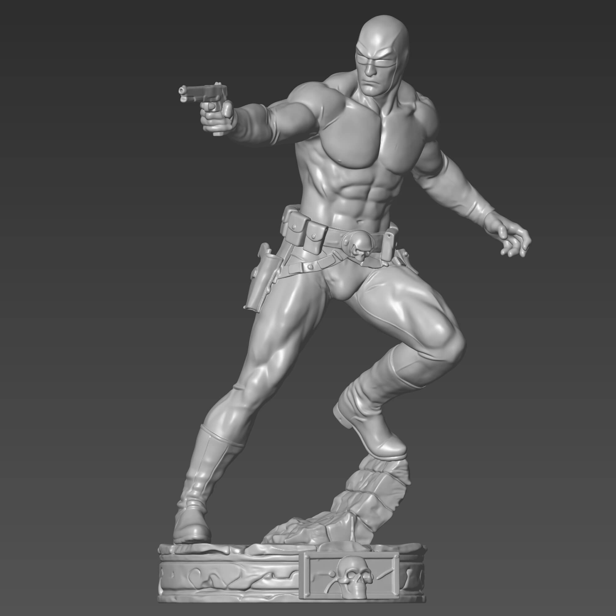 The Phantom Statue STL File for 3D Printing 3D Model