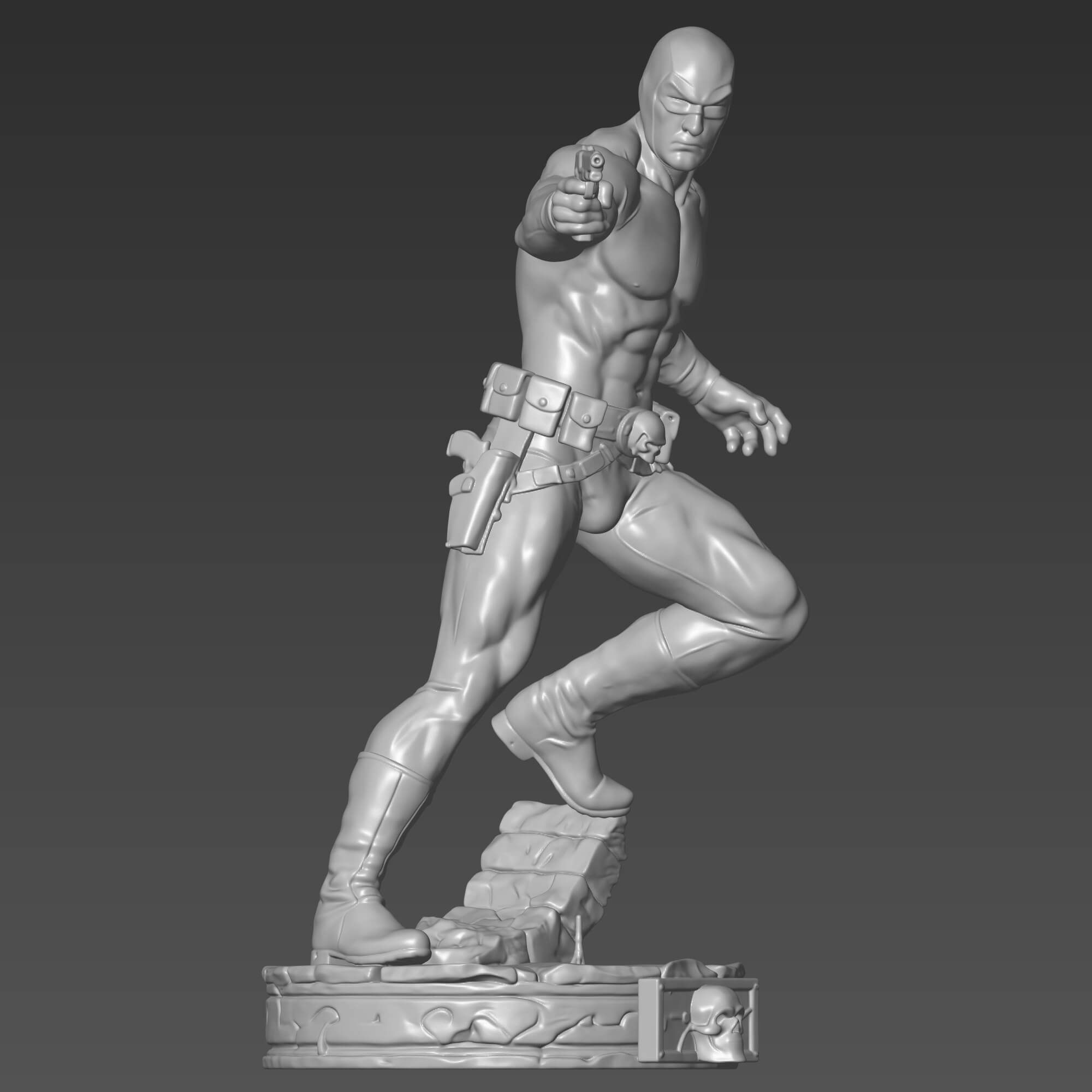 The Phantom Statue STL File for 3D Printing 3D Model