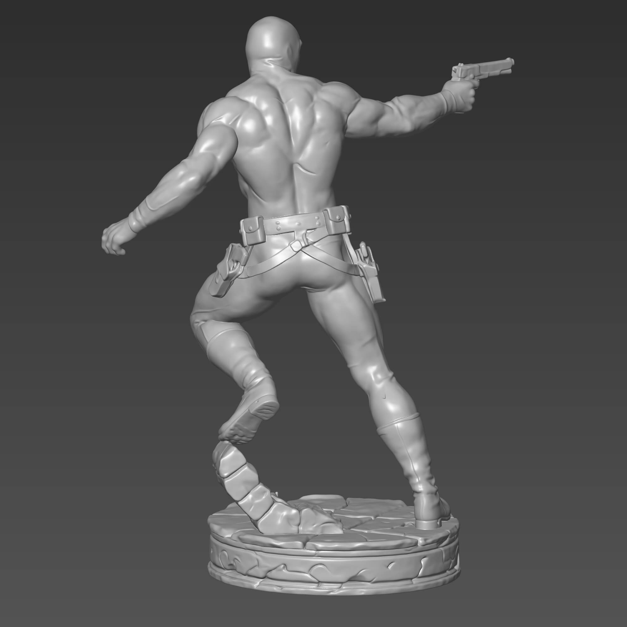 The Phantom Statue STL File for 3D Printing 3D Model