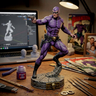 The Phantom Statue STL File for 3D Printing