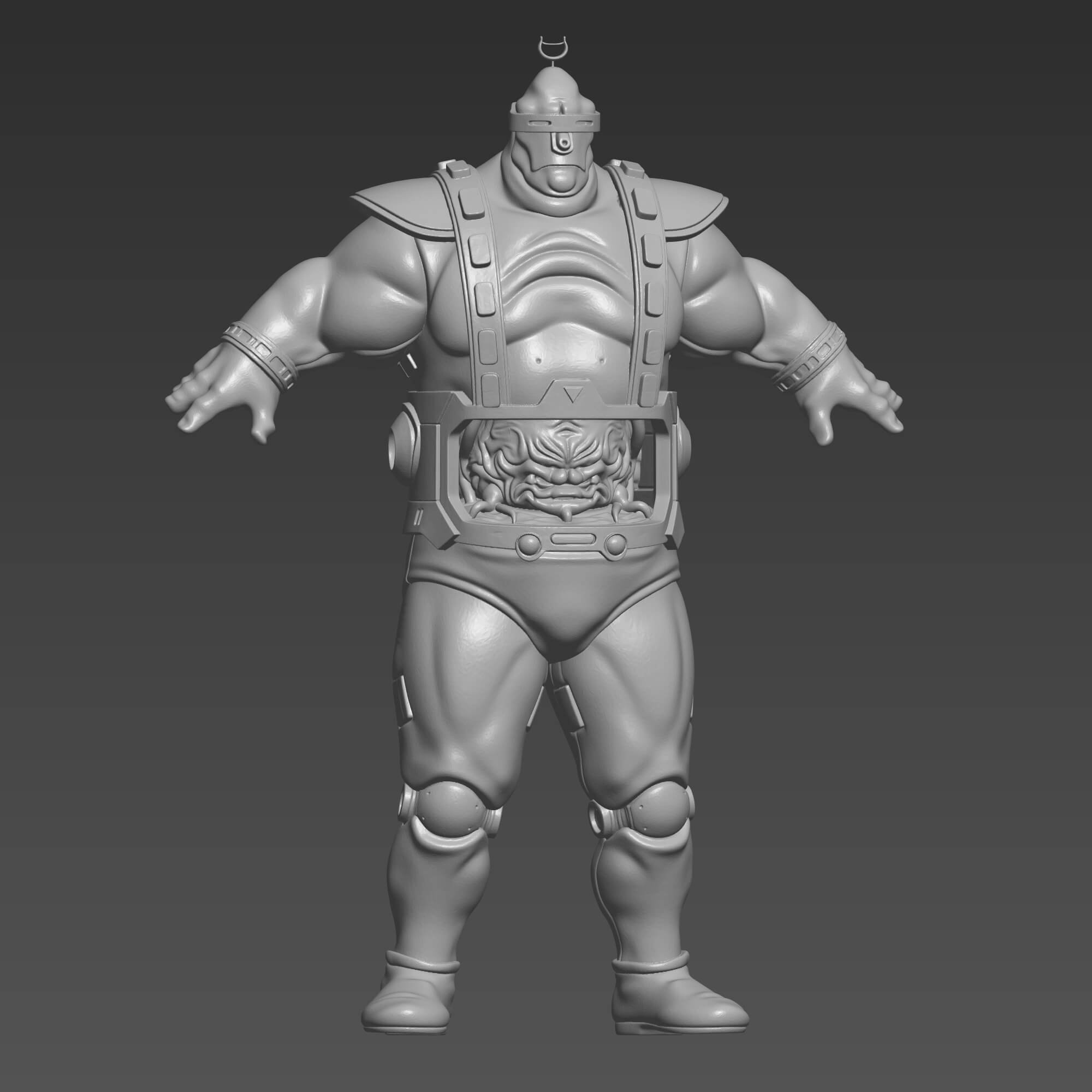 TMNT Krang Android Suit STL Ninja Turtles Villain 3D Print 3D Model