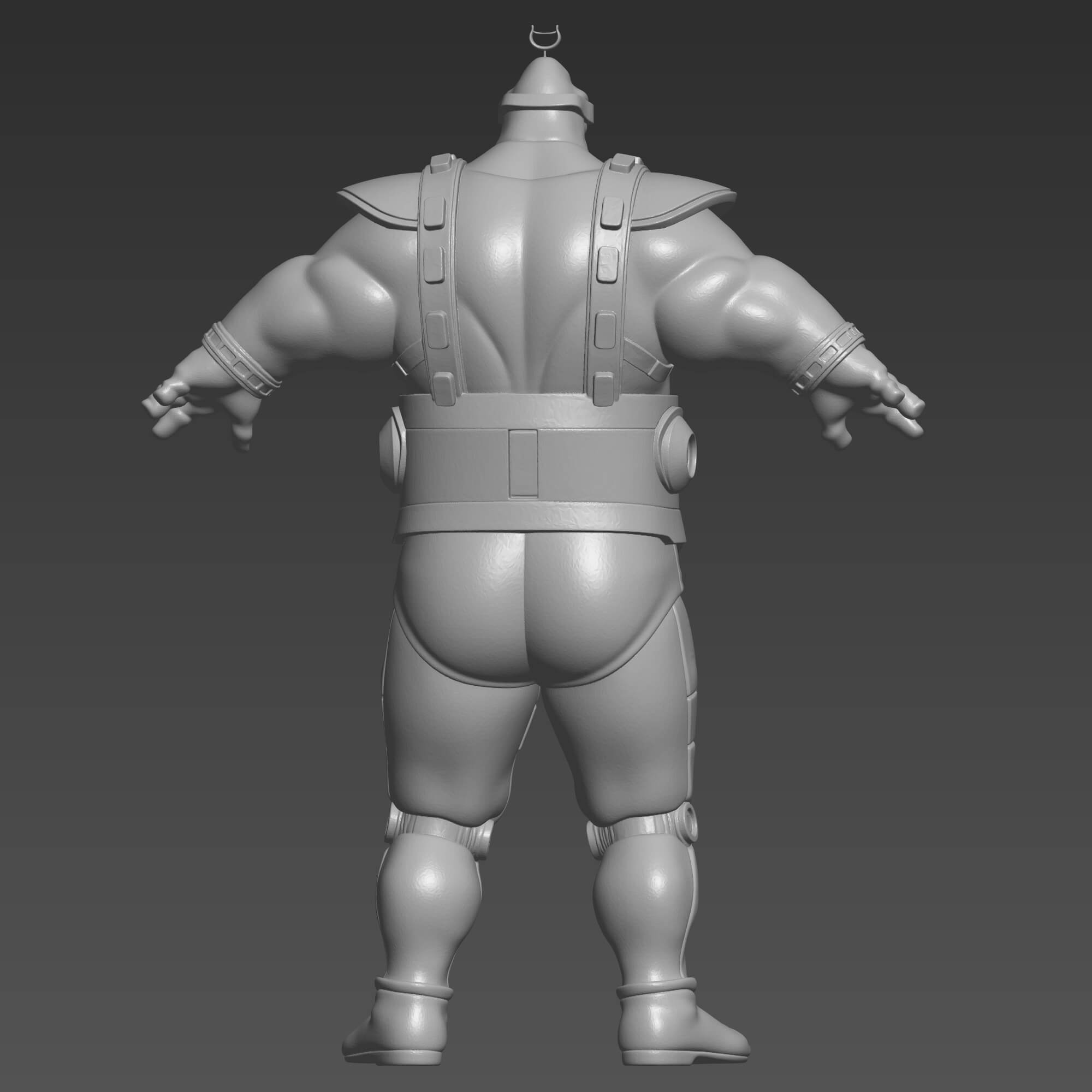 TMNT Krang Android Suit STL Ninja Turtles Villain 3D Print 3D Model