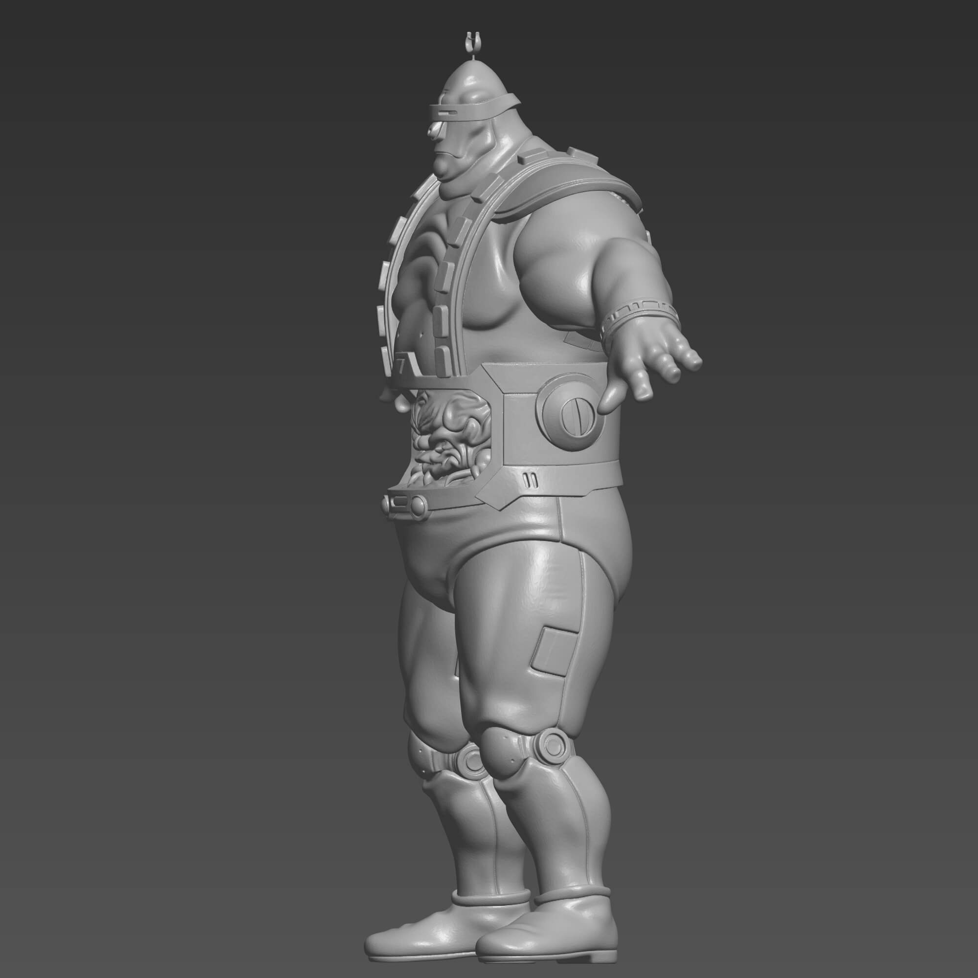 TMNT Krang Android Suit STL Ninja Turtles Villain 3D Print 3D Model