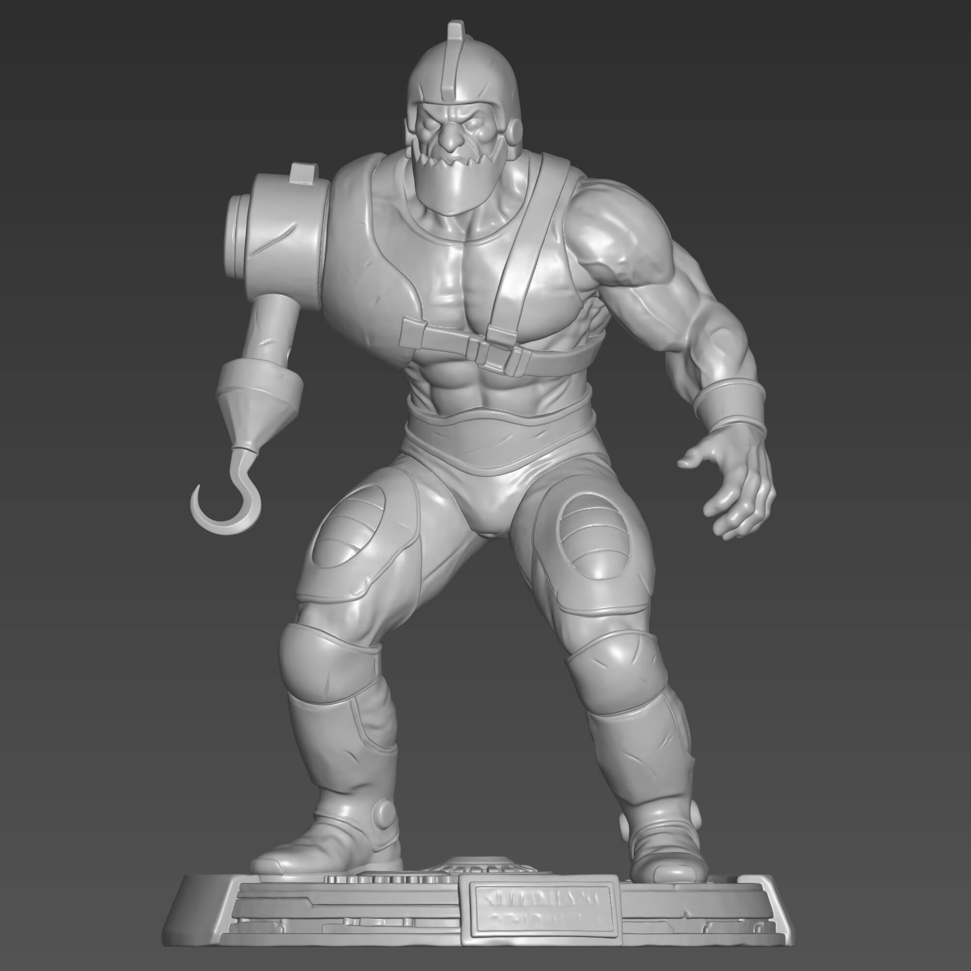 Trap Jaw 3D STL File He-Man Masters of the Universe Figure 3D Model