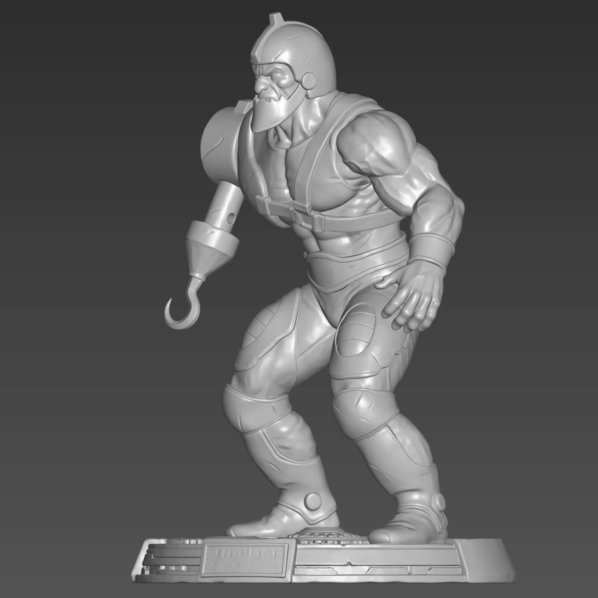 Trap Jaw 3D STL File He-Man Masters of the Universe Figure 3D Model