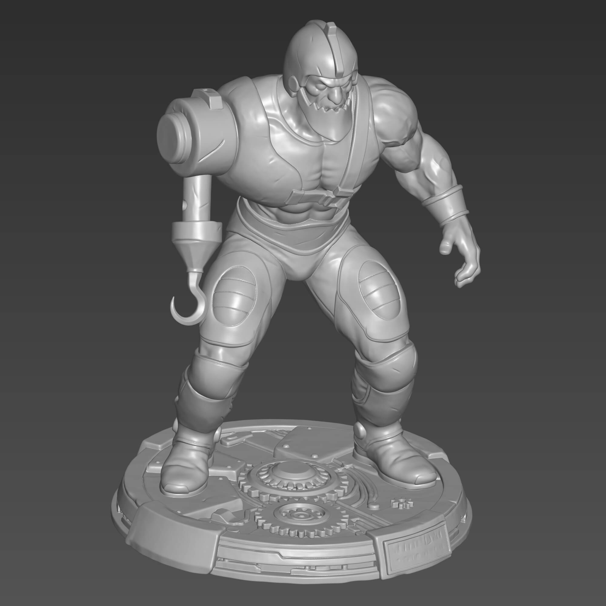 Trap Jaw 3D STL File He-Man Masters of the Universe Figure 3D Model