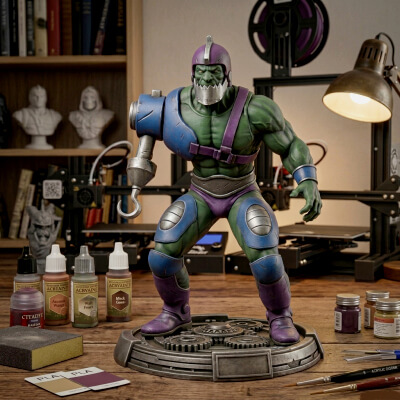 Trap Jaw 3D STL File He-Man Masters of the Universe Figure