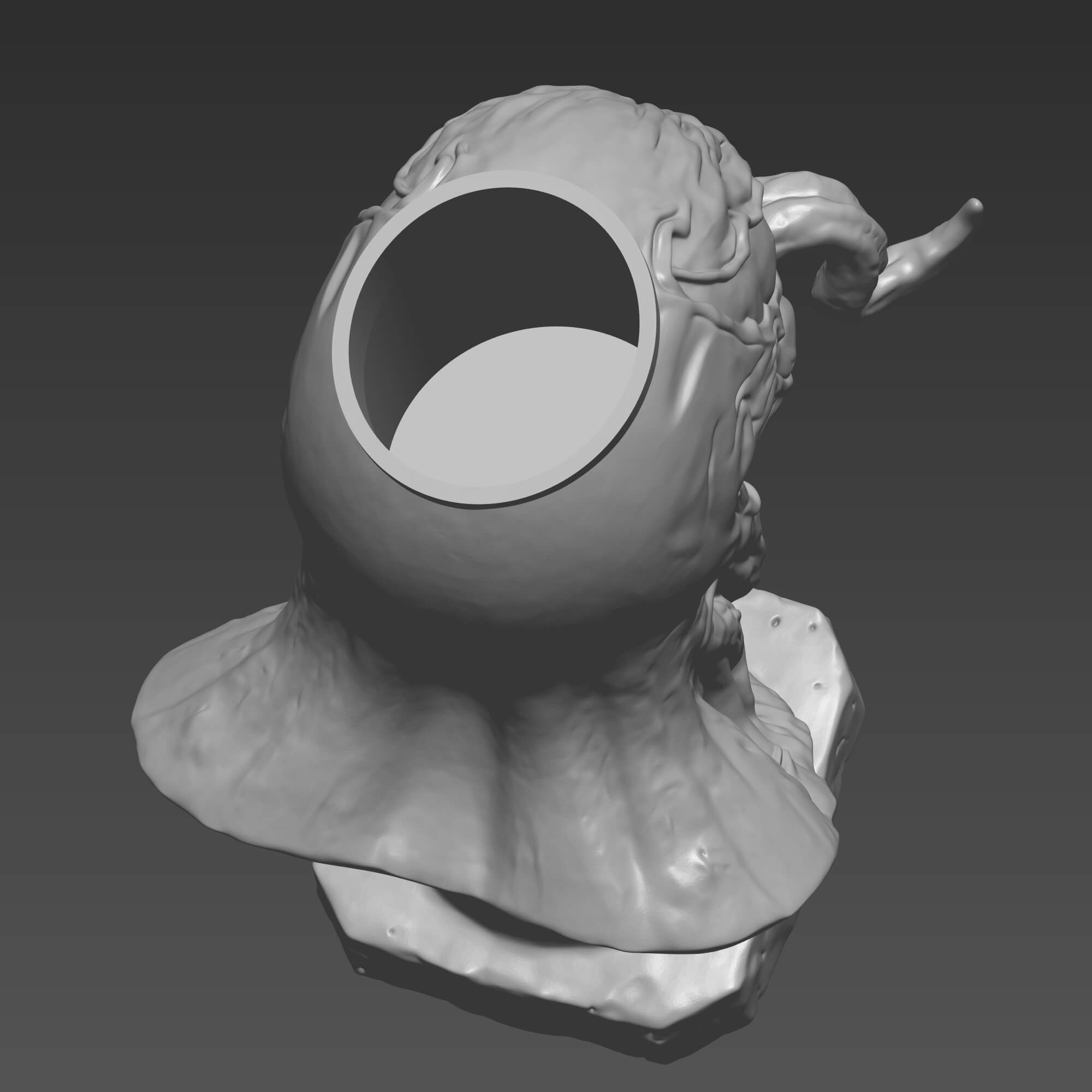 Venom Pen Holder 3D Print File STL File for Desk Organizer 3D Model