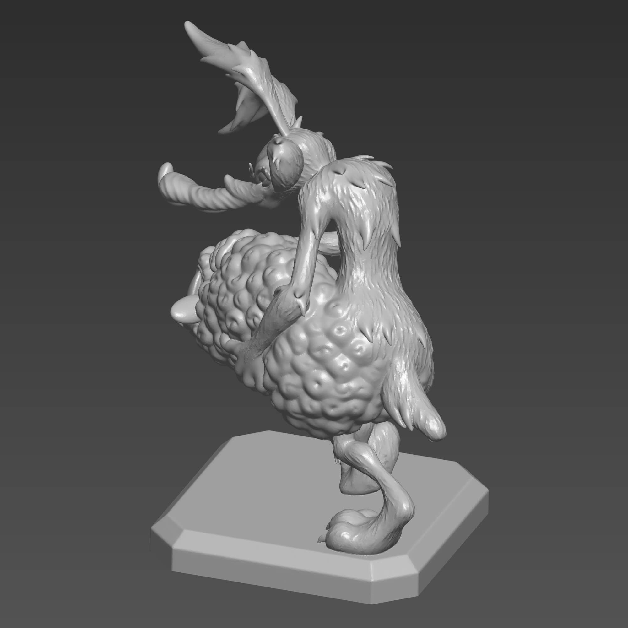 Wile E Coyote and Sheep STL File Classic Cartoon Figure 3D Model