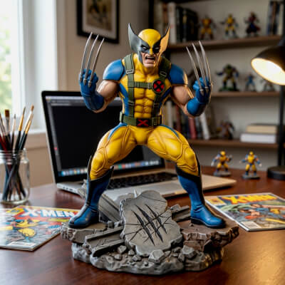 Wolverine 3D STL File Logan Marvel Figure