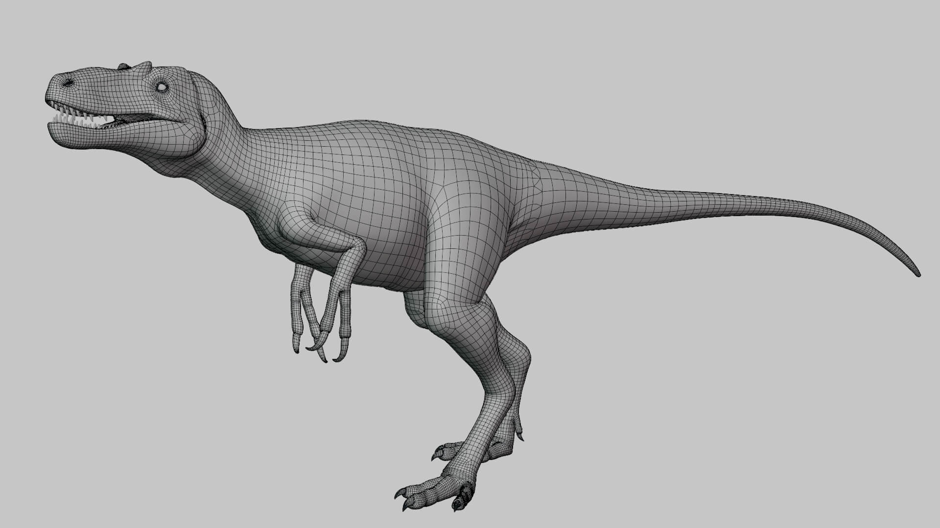 Nanotyrannus Rig 3D Model