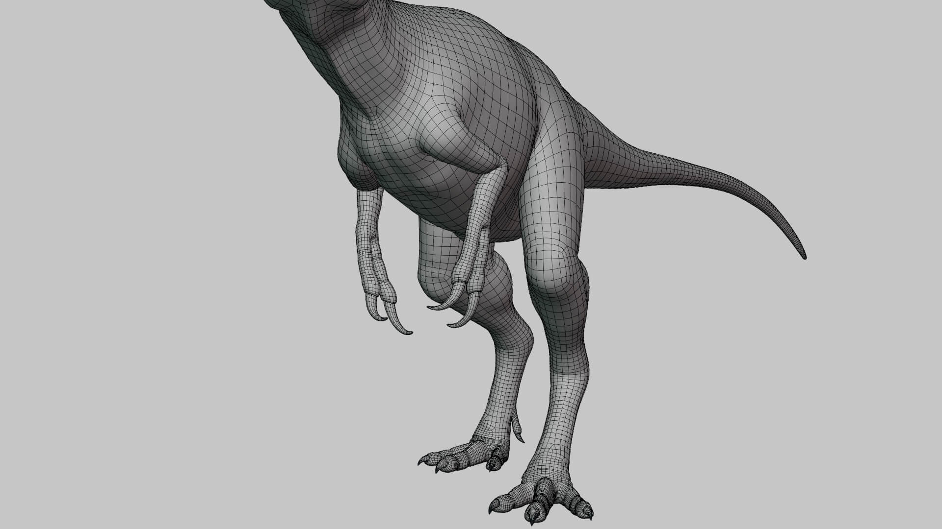 Nanotyrannus Rig 3D Model