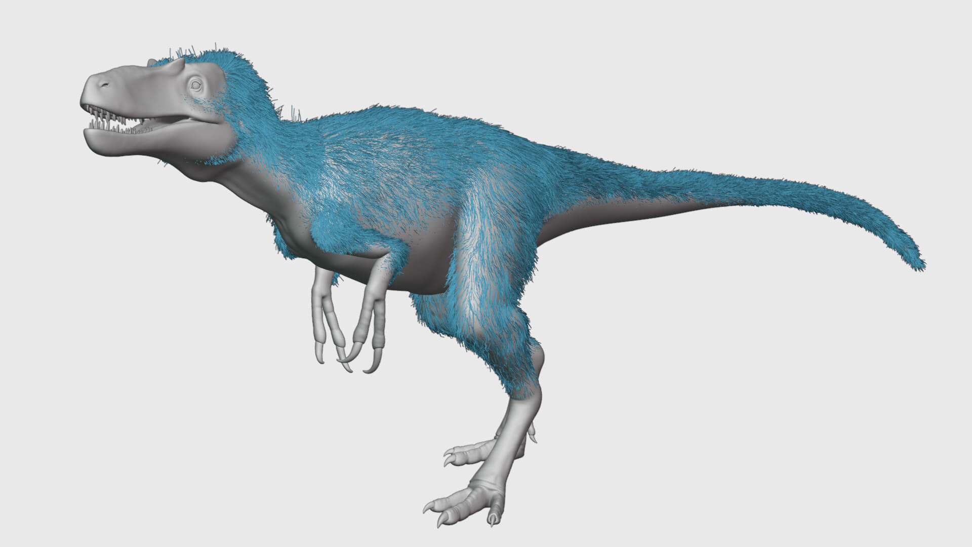 Nanotyrannus Rig 3D Model