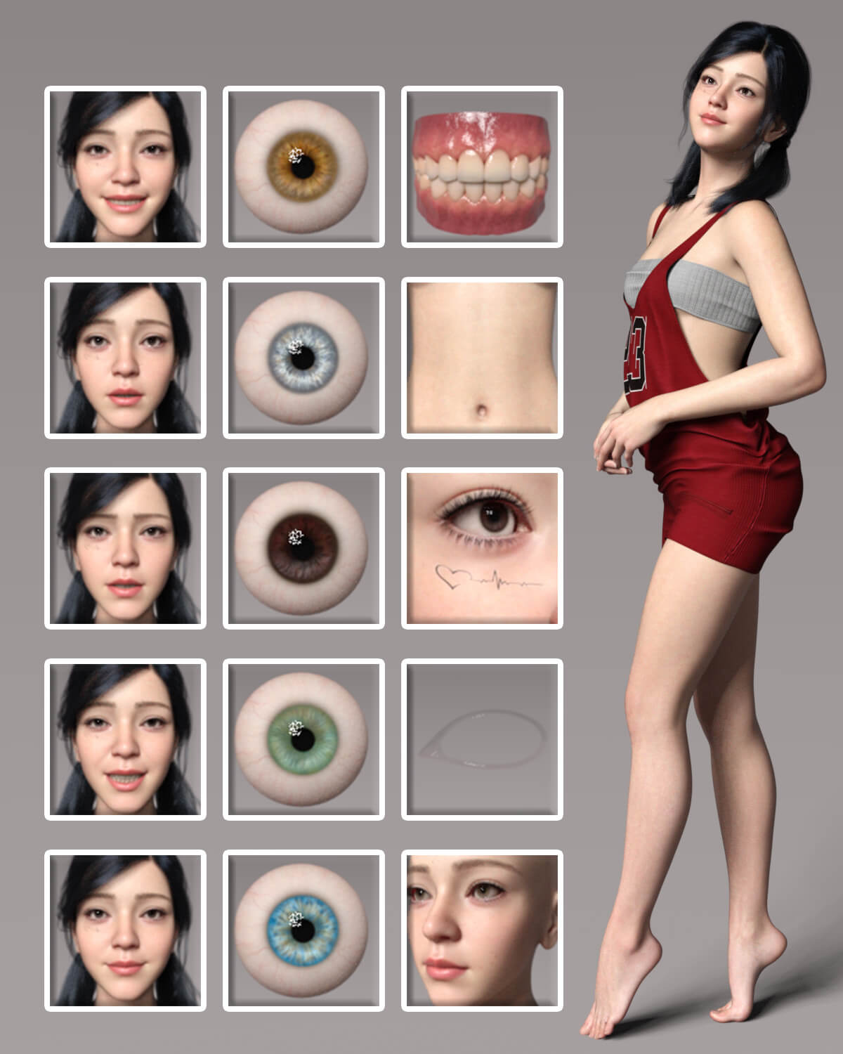 Milany for Genesis 9 Female Daz Content