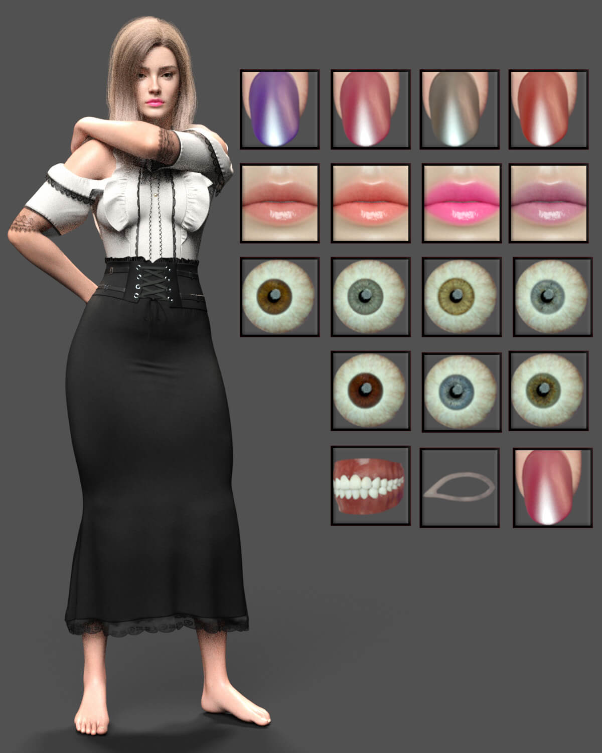Sisca for Genesis 9 Female Daz Content