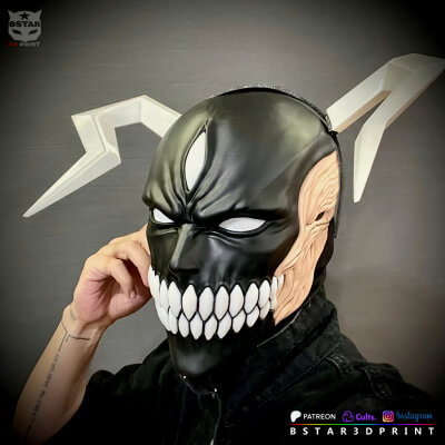Aizen Sosuke Final Form Hogyoku Mask - Bleach Anime Cosplay