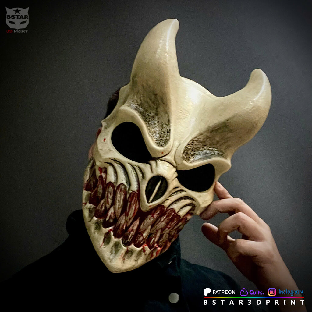 Alex Terrible Mask Movable Jaw - Grizzly Slaughter to Prevai 3D Model