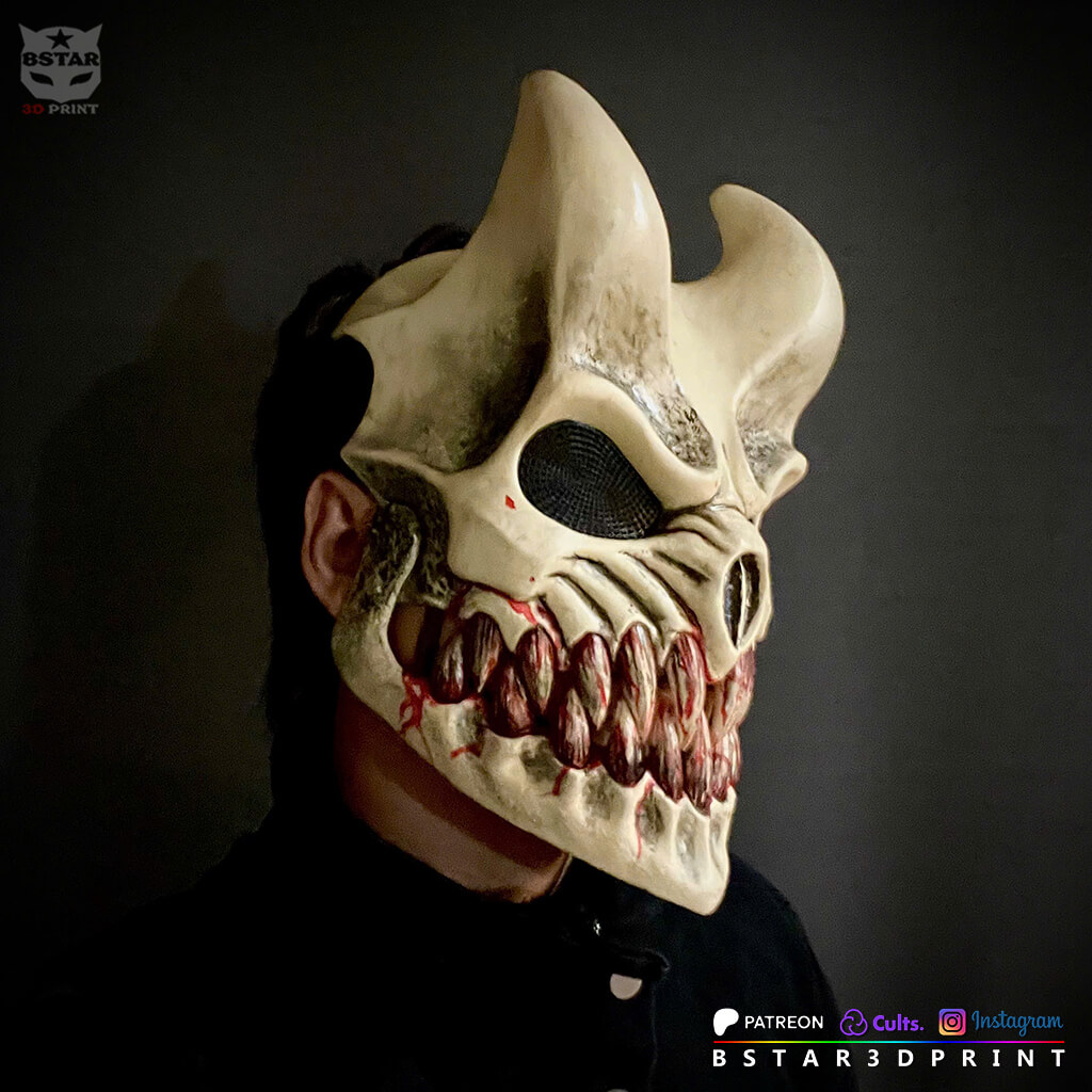 Alex Terrible Mask Movable Jaw - Grizzly Slaughter to Prevai 3D Model