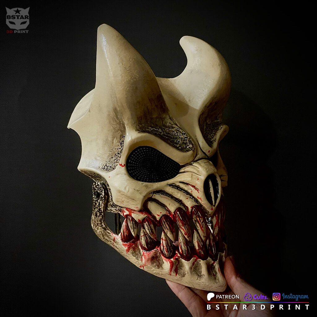 Alex Terrible Mask Movable Jaw - Grizzly Slaughter to Prevai 3D Model