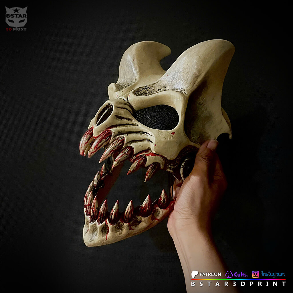 Alex Terrible Mask Movable Jaw - Grizzly Slaughter to Prevai 3D Model