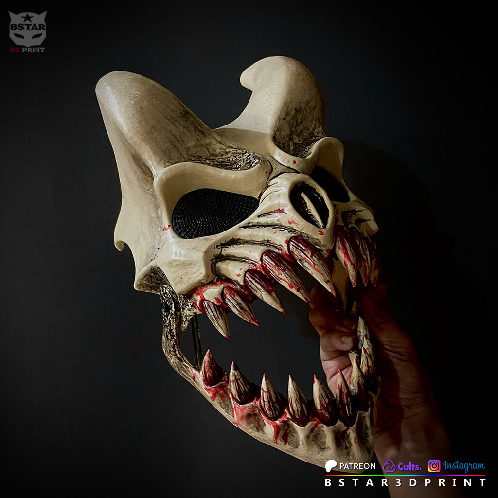 Alex Terrible Mask Movable Jaw - Grizzly Slaughter to Prevai 3D Model