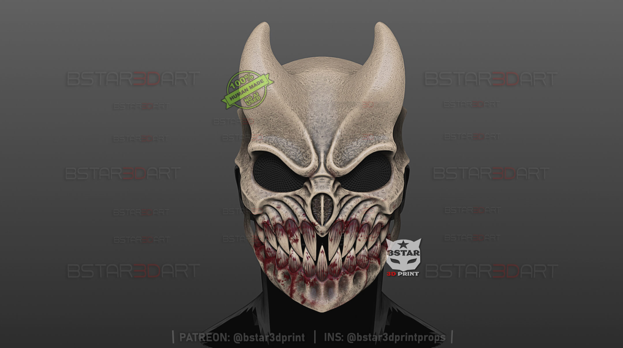 Alex Terrible Mask Movable Jaw - Grizzly Slaughter to Prevai 3D Model