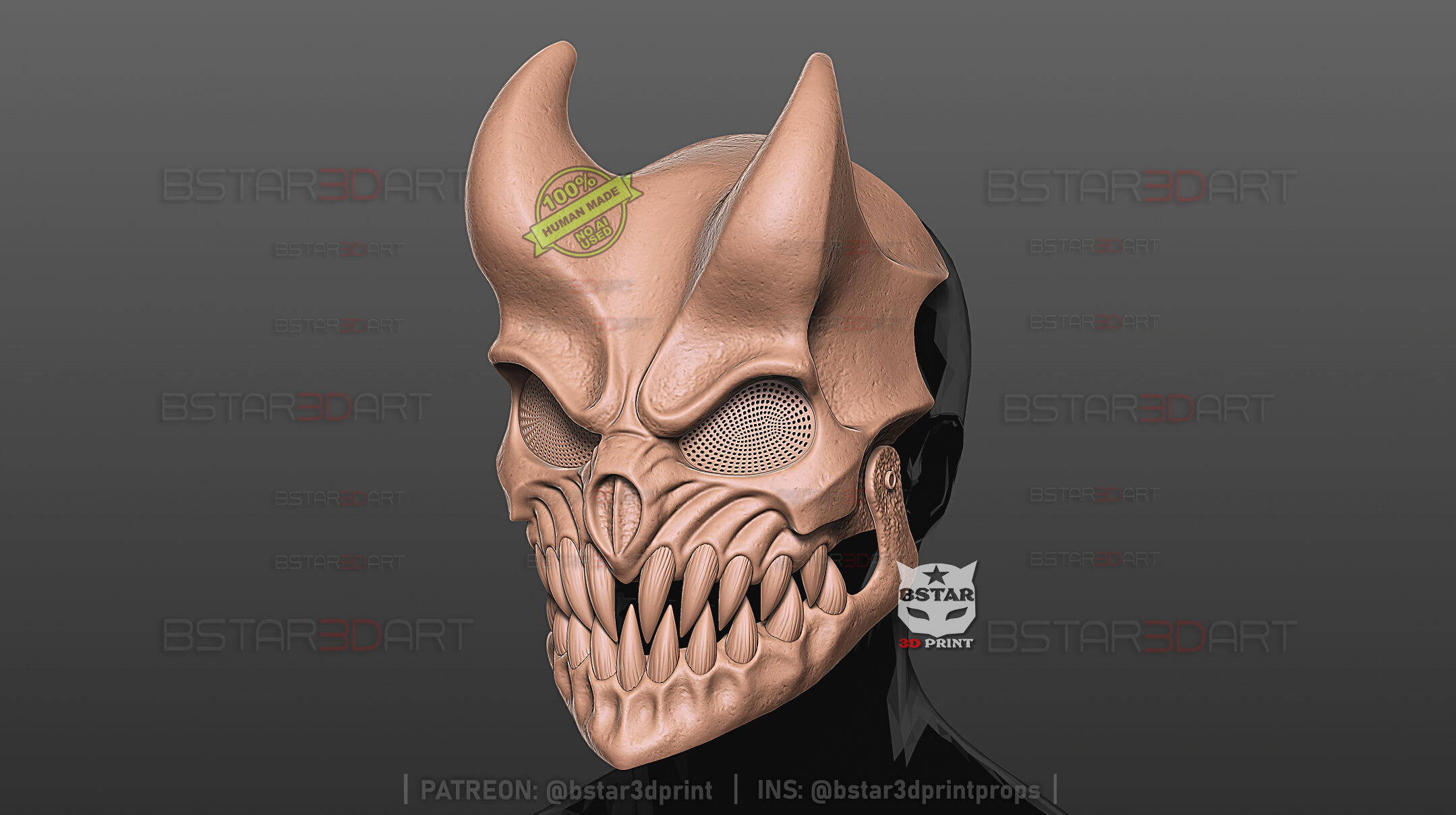 Alex Terrible Mask Movable Jaw - Grizzly Slaughter to Prevai 3D Model