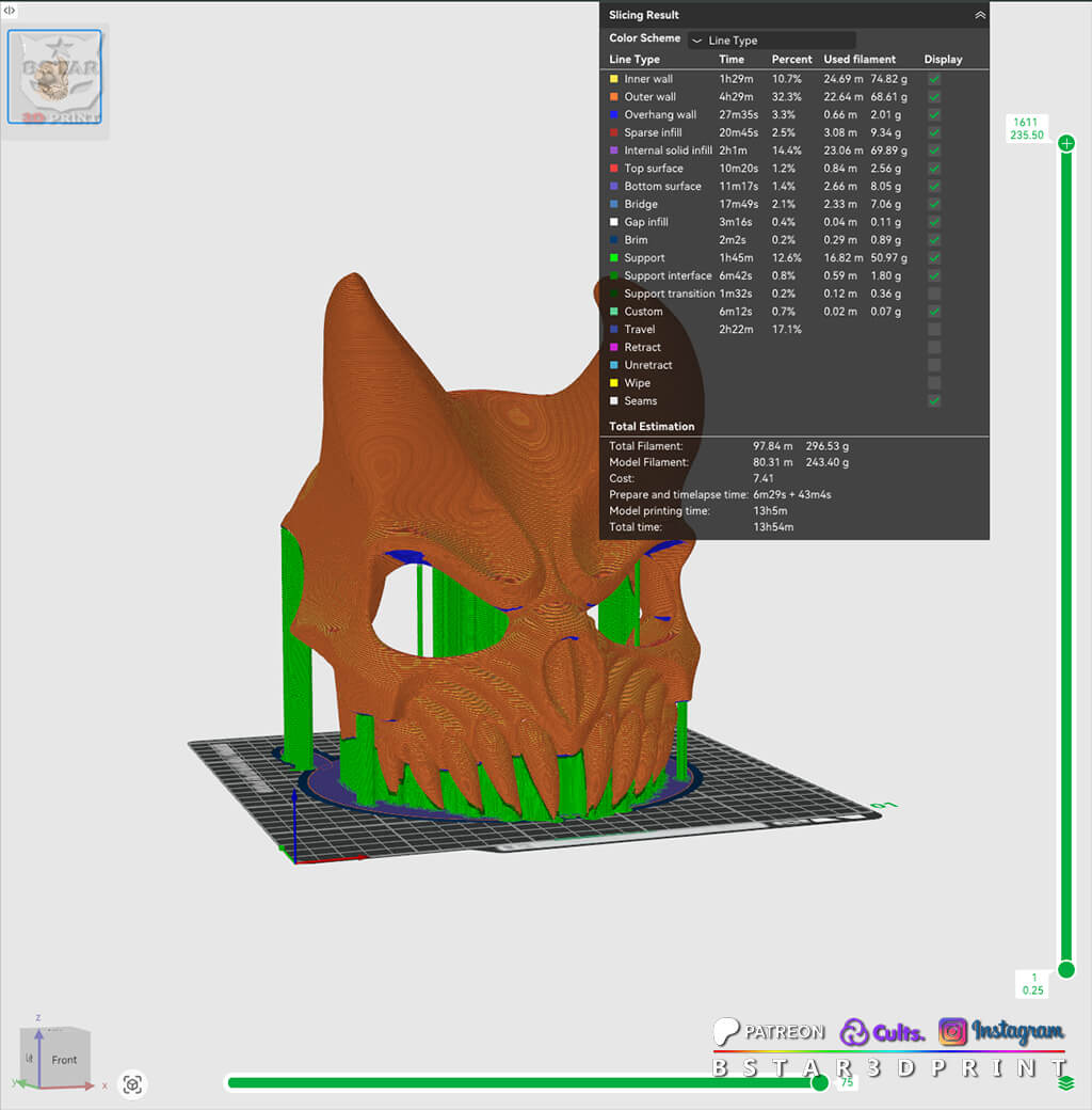 Alex Terrible Mask Movable Jaw - Grizzly Slaughter to Prevai 3D Model