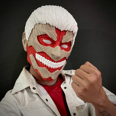 Armored Titan Helmet - Multi Parts - Attack on Titan Cosplay
