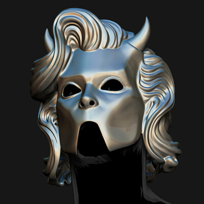 Ghost Band Ghoulette Helmet Nameless Ghoul Cosplay