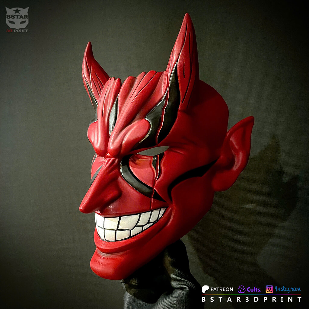 Kenpachi Zaraki Bankai Mask &ndash Bleach Anime TYBW 3D Model