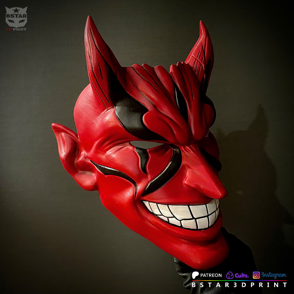 Kenpachi Zaraki Bankai Mask &ndash Bleach Anime TYBW 3D Model
