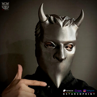 Nameless Ghoul Mask - Ghost Band Meliora Cosplay
