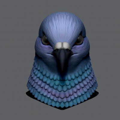 Pigeon Birder Doctor Taube Meme Head Wearable Cosplay