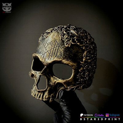 Sleep Token Skull Facemask - Halloween Cosplay - Decoration