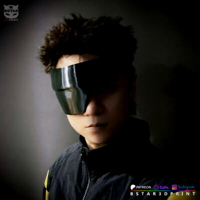 Sosuke Aizen Muken Eyepatch - Bleach Anime Cosplay STL