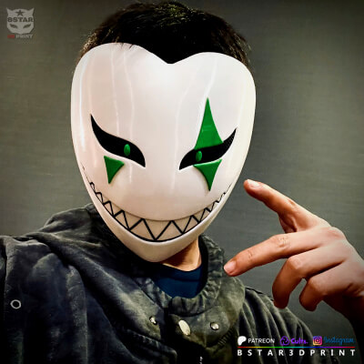 The Freak Circus - Harlequin (The Trickster) Mask