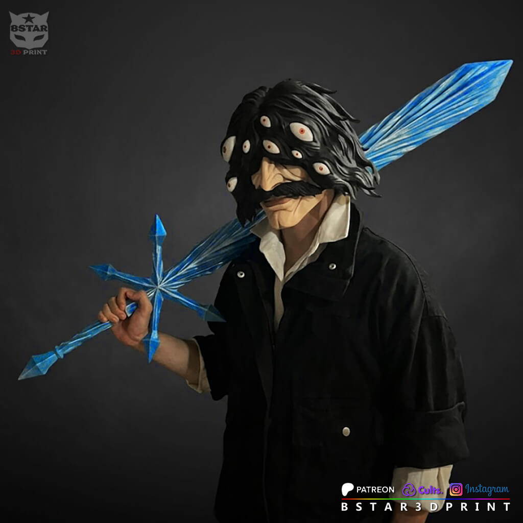 Yhwach Almighty Head Wearable Bleach Anime TYBW 3D Model