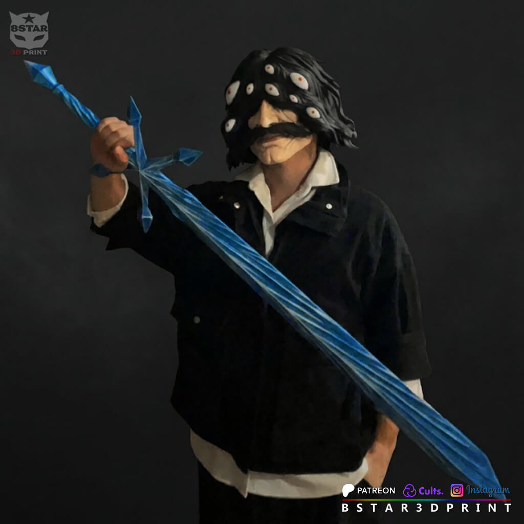 Yhwach Almighty Head Wearable Bleach Anime TYBW 3D Model