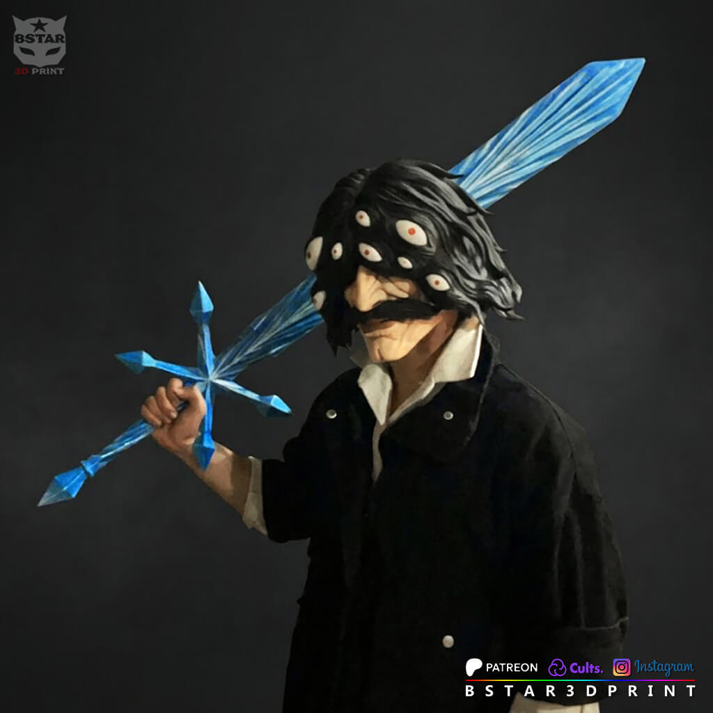 Yhwach Almighty Head Wearable Bleach Anime TYBW 3D Model