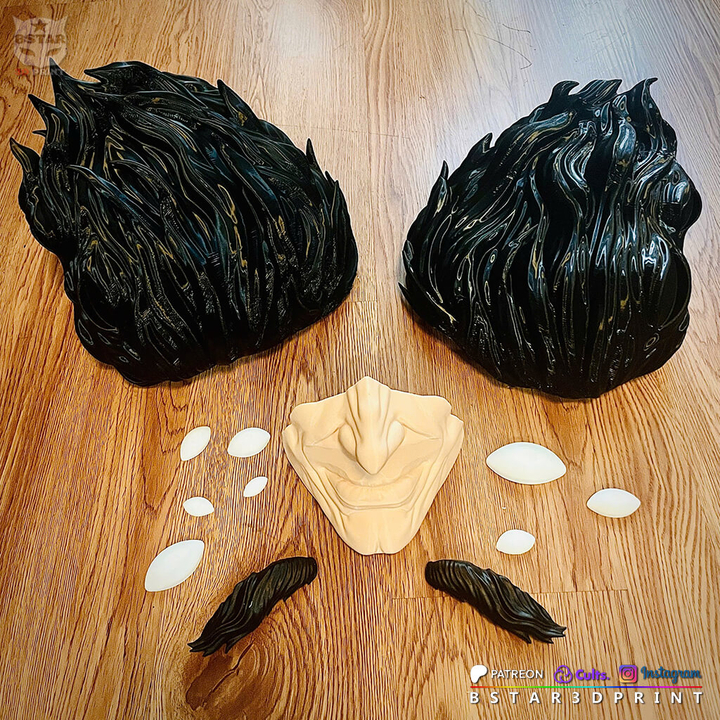 Yhwach Almighty Head Wearable Bleach Anime TYBW 3D Model
