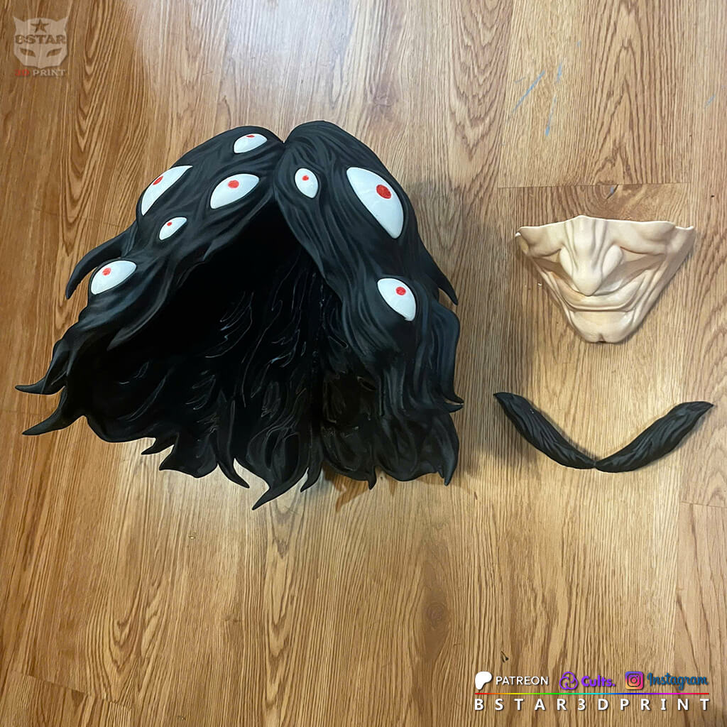 Yhwach Almighty Head Wearable Bleach Anime TYBW 3D Model