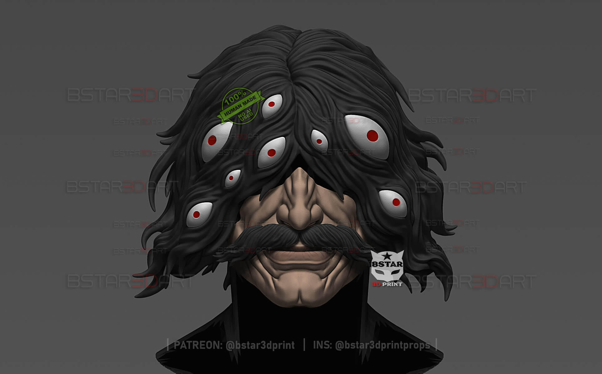 Yhwach Almighty Head Wearable Bleach Anime TYBW 3D Model