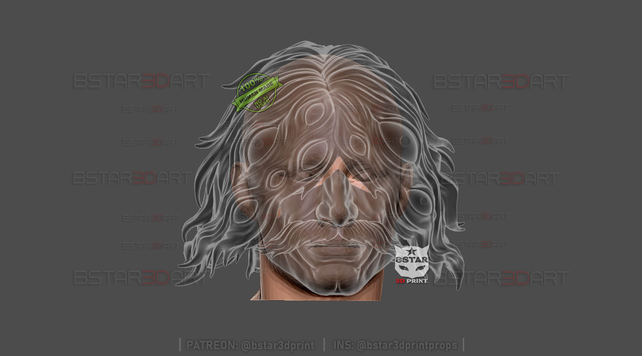Yhwach Almighty Head Wearable Bleach Anime TYBW 3D Model