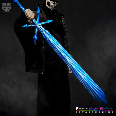 Yhwach Reishi Broadsword Life Size - Bleach Anime TYBW