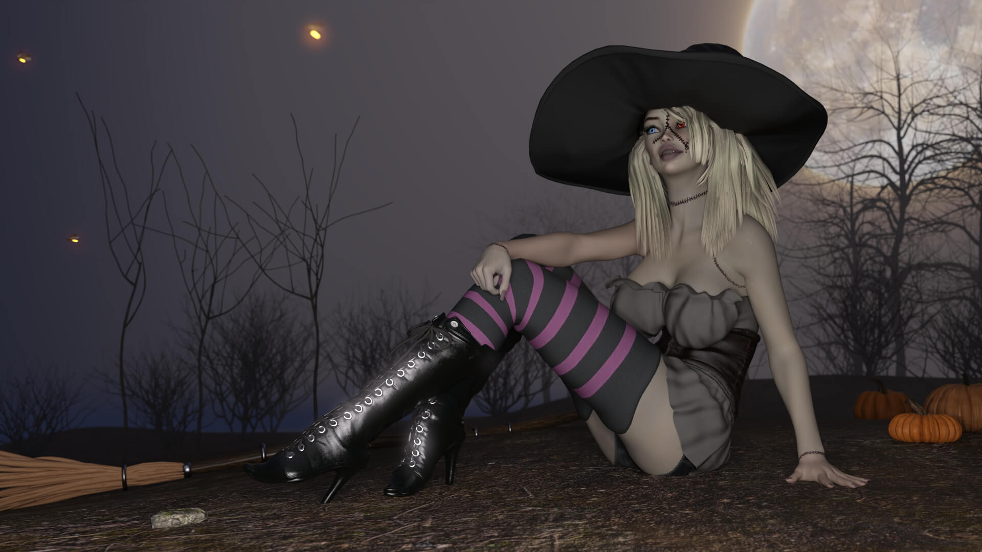 Witches Rest 3D Render, Digital Artwork by BlackStarGames