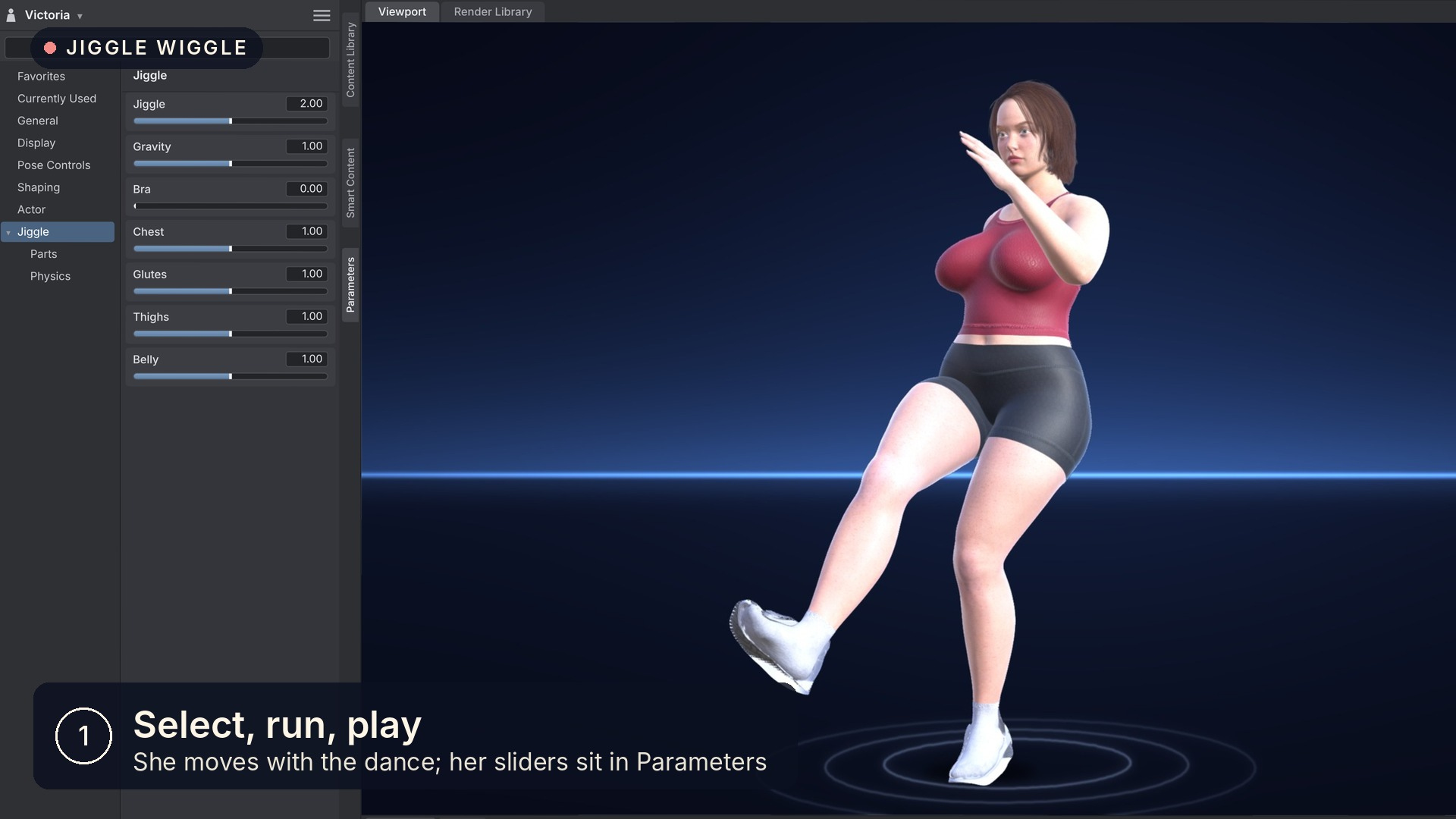 Jiggle Wiggle A Tool for DAZ Daz Content