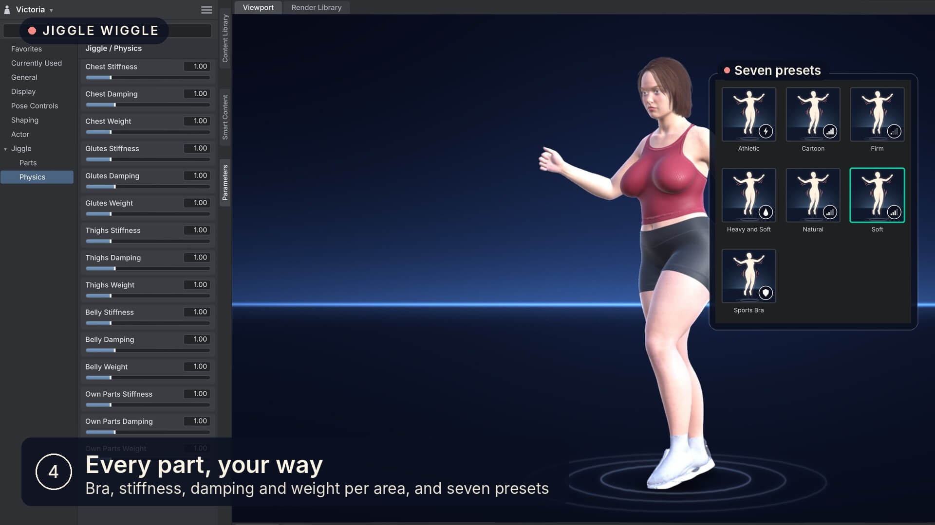 Jiggle Wiggle A Tool for DAZ Daz Content